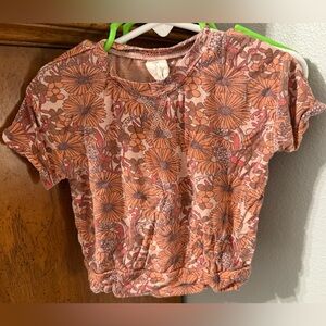 Kate Quinn Vintage Floral Set in Brown and Orange 6-12m GUC/Play